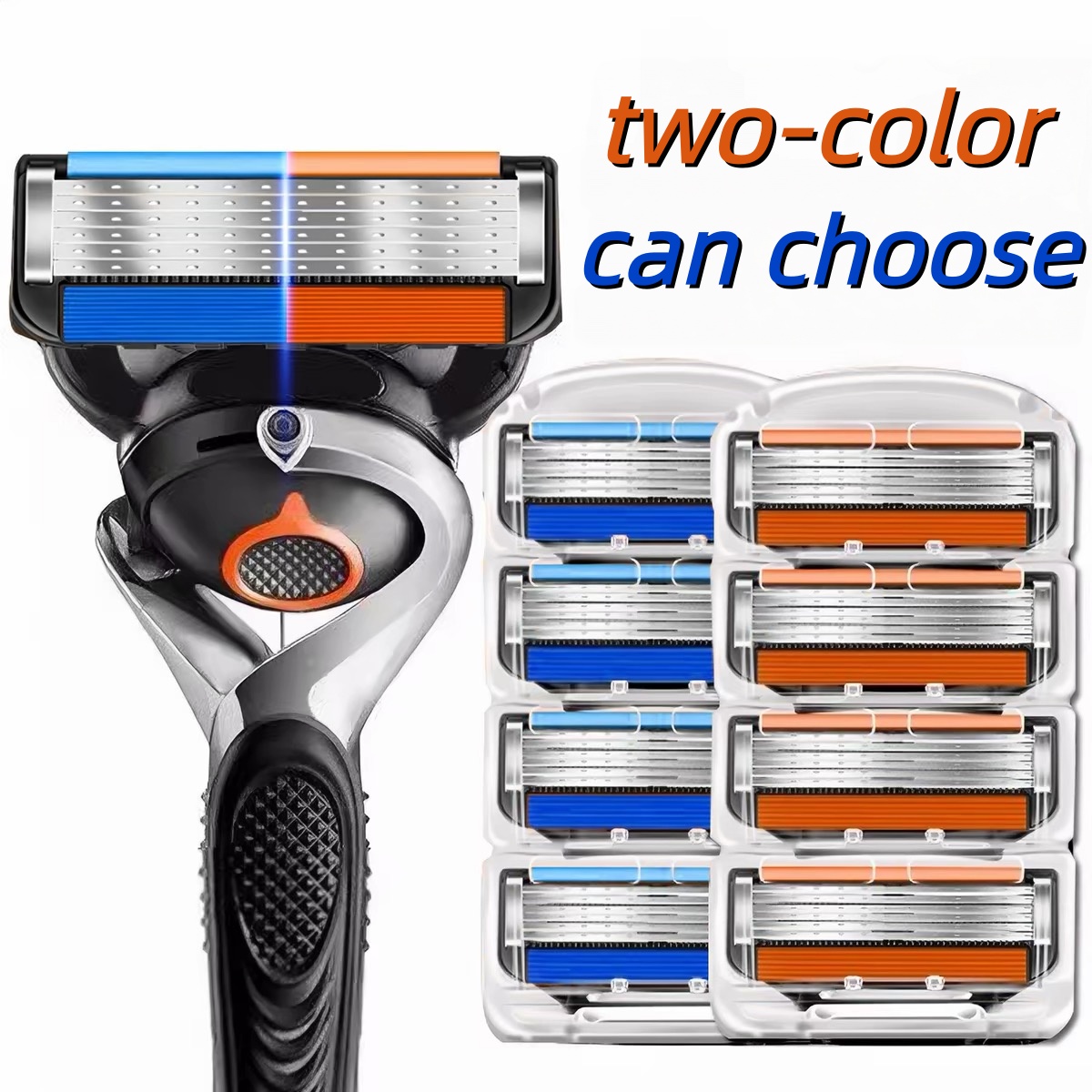 Safety Razor Handle - Pisau Cukur Pria dengan 6 Lapisan