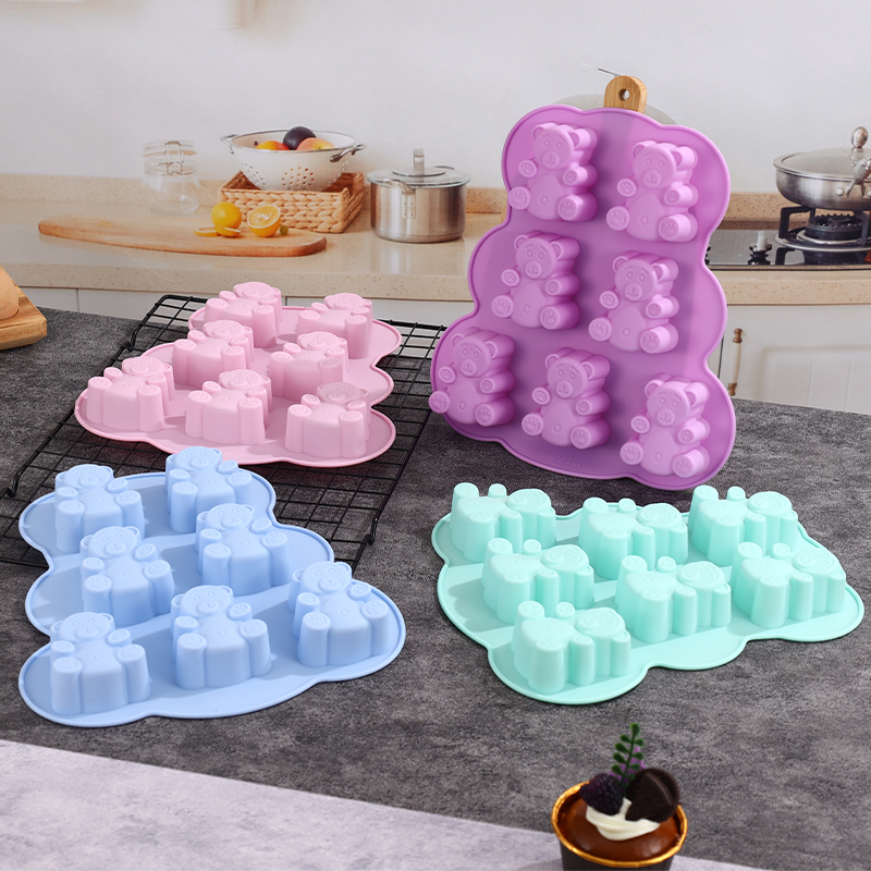 Eco Soap - Cetakan Beruang Kenyal Silikon, Cetakan Jello