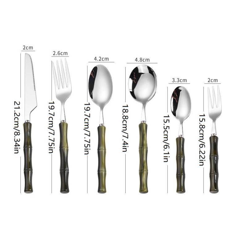Bamboo Cutlery - Peralatan Makan Pisau, Garpu, Sendok dari