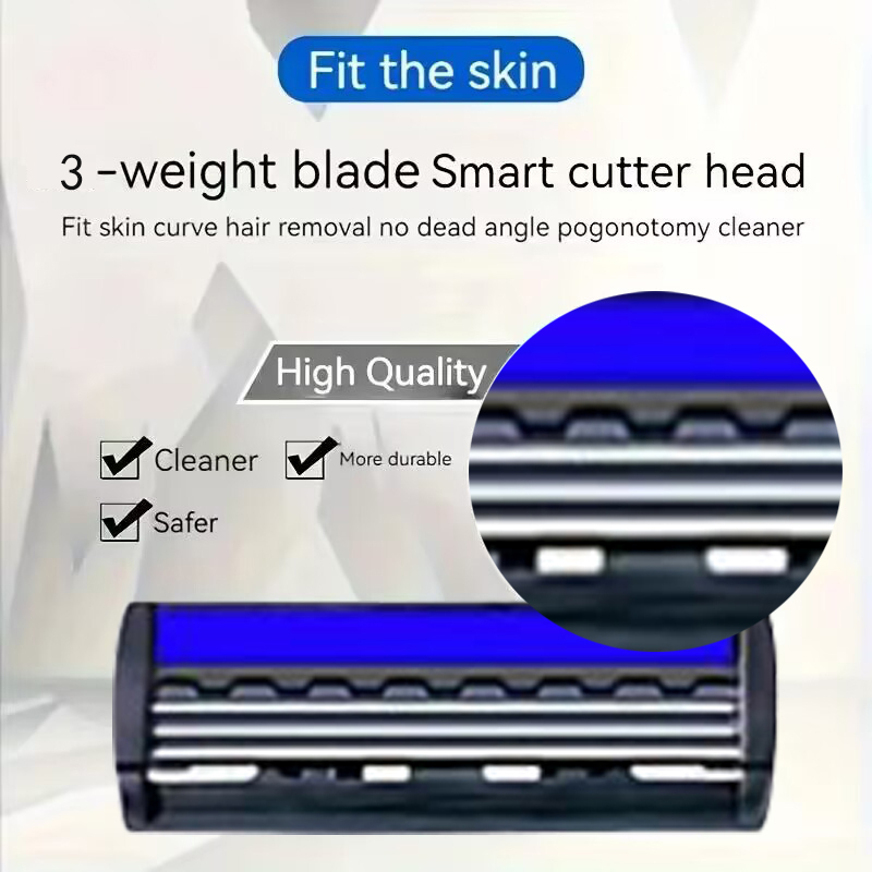 Set Pisau Cukur Manual Pria, D - Safety Razor Handle ulasan dan harga
