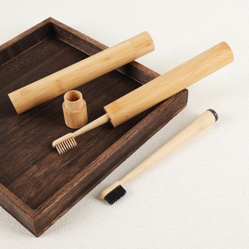 1 buah/4 buah Sikat Gigi Bulu  - Bamboo Toothbrush ulasan dan harga