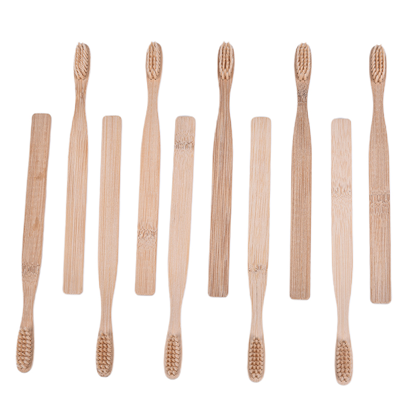10 buah sikat gigi dengan gaga - Bamboo Toothbrush ulasan dan harga