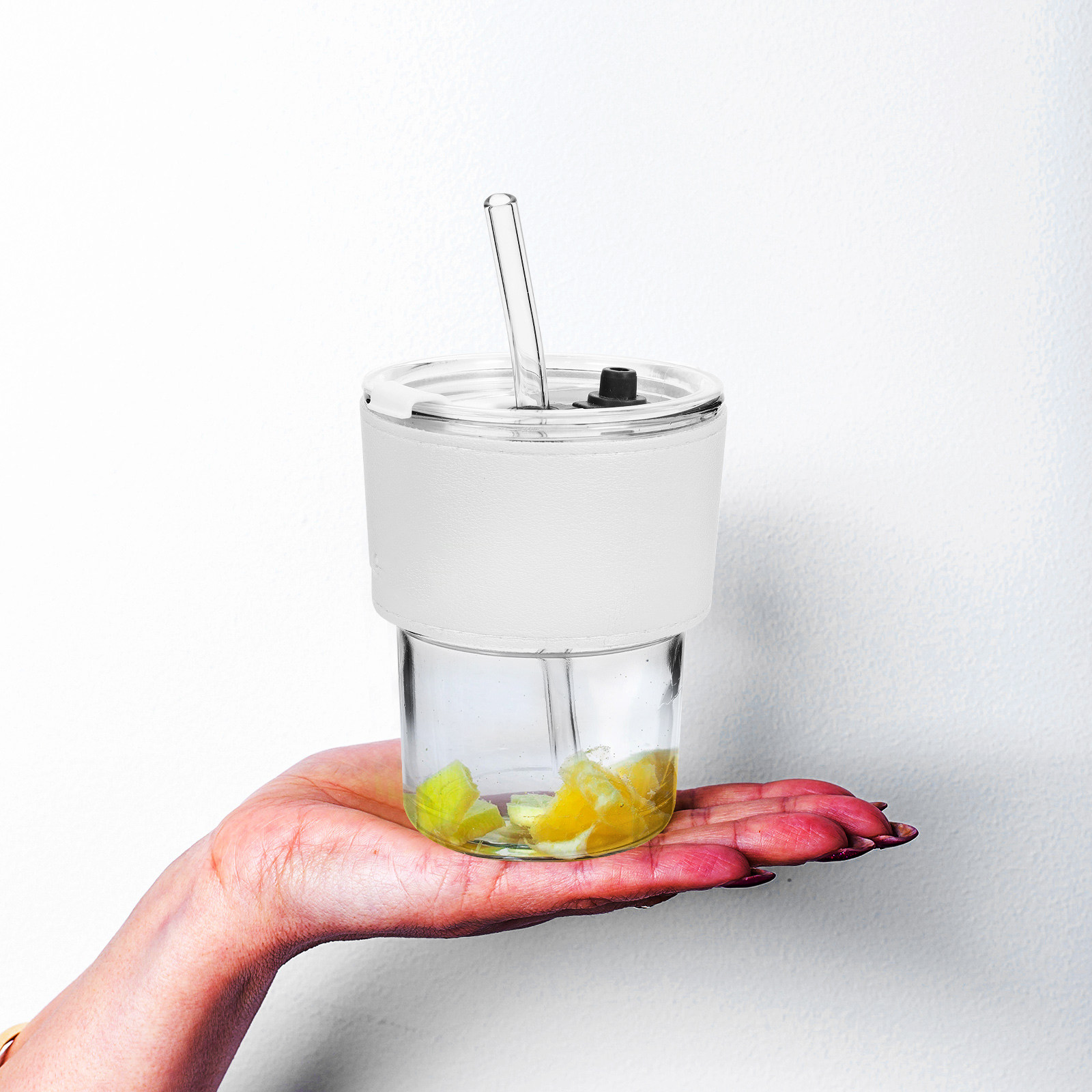 2 Buah Set Botol Jus Kaca deng - Reusable Straw ulasan dan harga