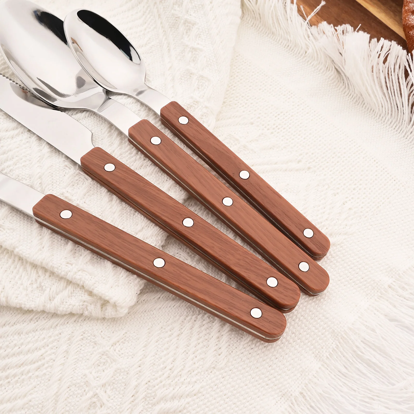 Alat makan dapur 5/20 buah, Se - Bamboo Cutlery ulasan dan harga