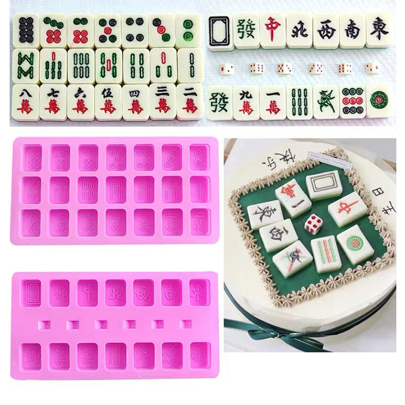 Set Ubin Mahjong Cina, Cetakan - Eco Soap ulasan dan harga